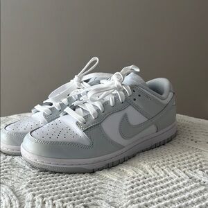 Nike White and Light Gray Sneakers